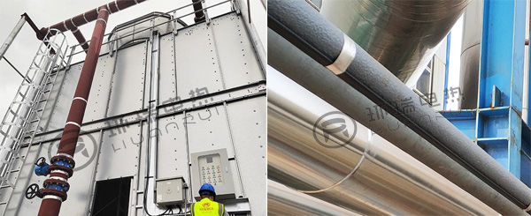 電伴熱安裝現(xiàn)場實景圖